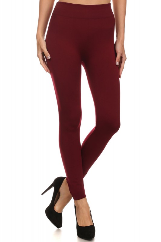 Front image of Women's Premium Fleece Lined Leggings