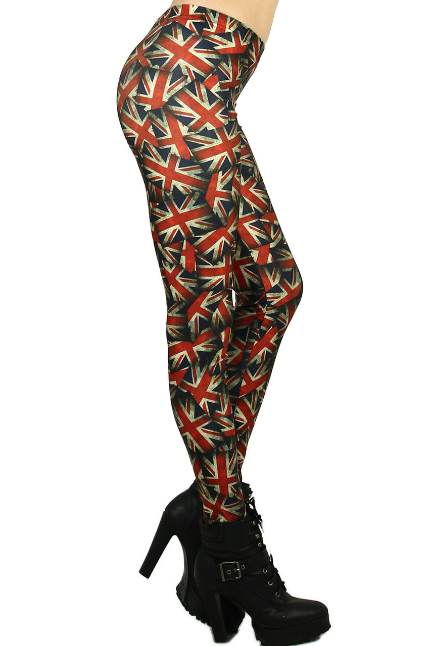 Right Side Image of DP-1269KDK - Premium Graphic Leggings