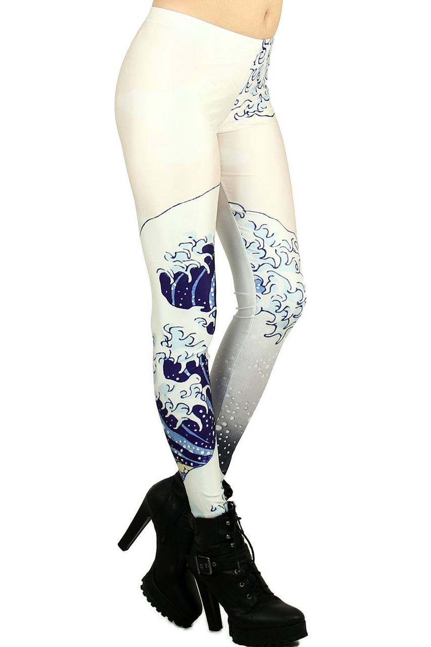 Right Side Image of DP-1130KDK - Premium Graphic Leggings