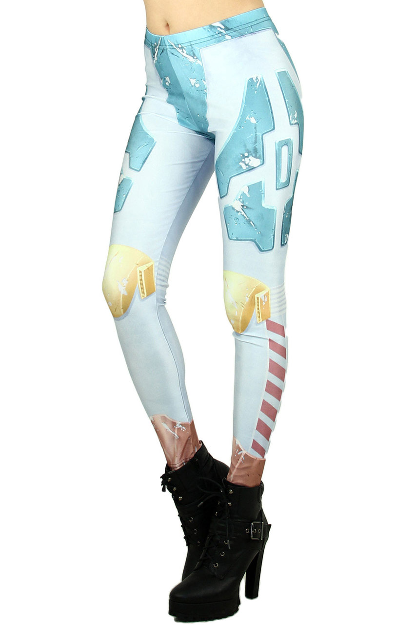 Graphic  Female Robot Leggings