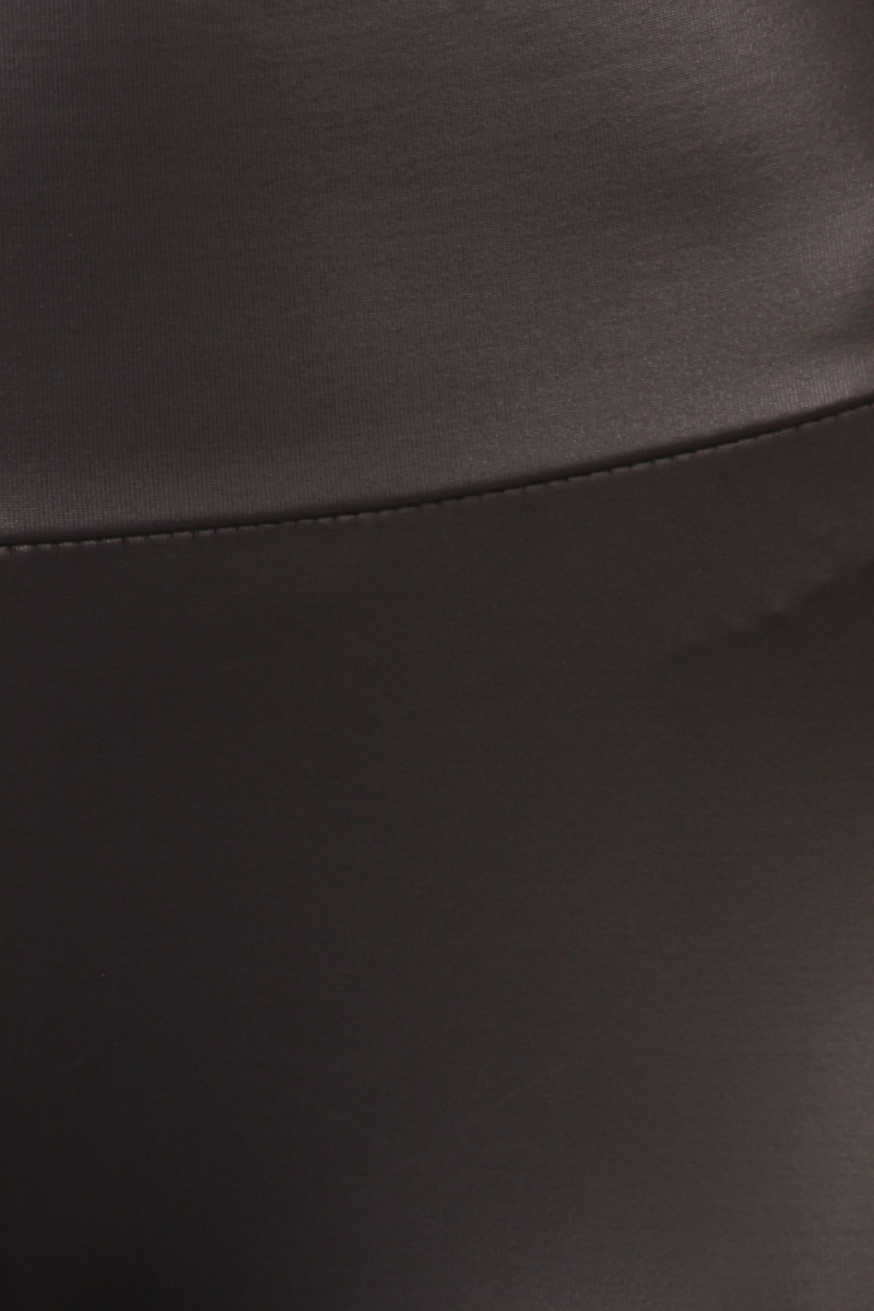 High Waisted Matte Faux Leather Leggings