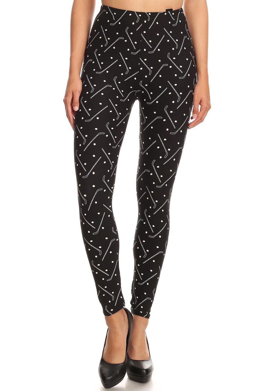 Buttery Smooth Hockey Extra Plus Size Leggings - 3X-5X