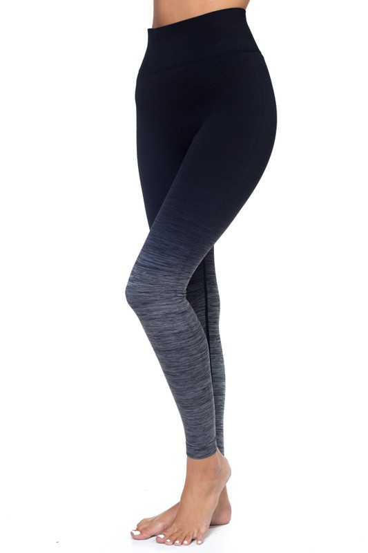 Body Flatter Color Blend Workout Leggings
