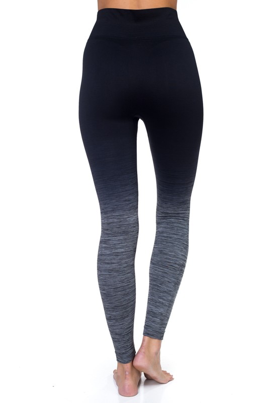 Body Flatter Color Blend Workout Leggings