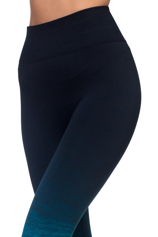Body Flatter Color Blend Workout Leggings