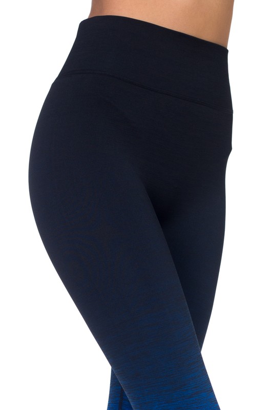 Body Flatter Color Blend Workout Leggings