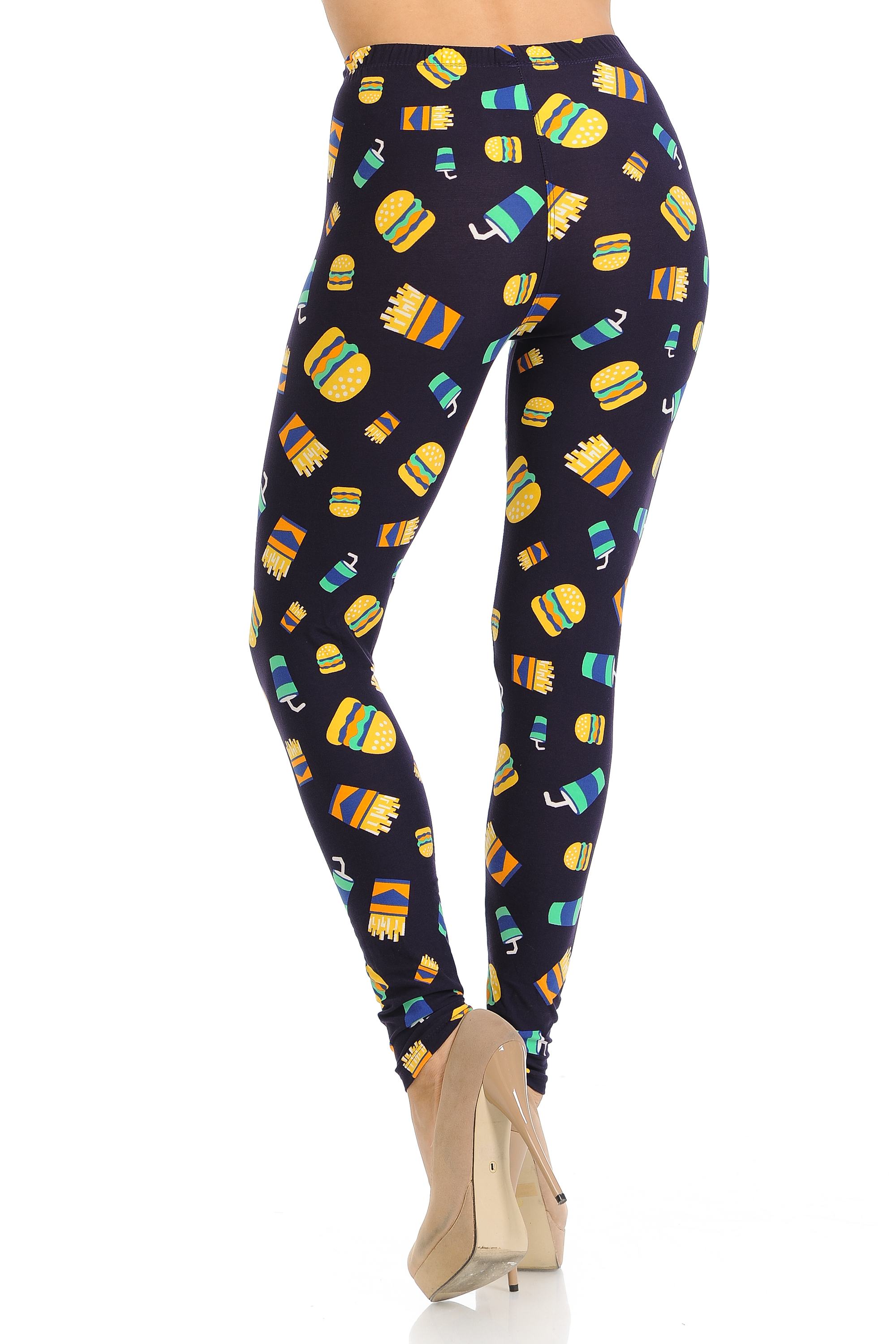 Buttery Smooth Fast Food Plus Size Leggings