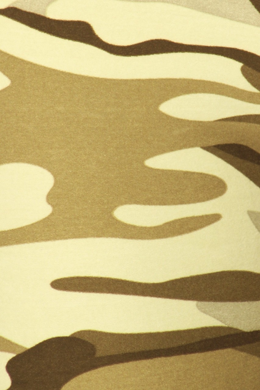 Buttery Smooth Light Olive Camouflage Leggings