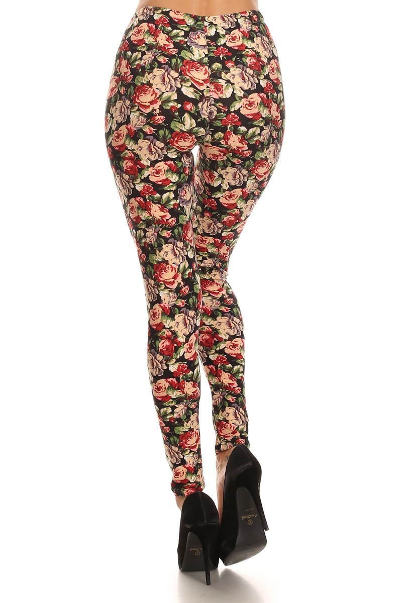Buttery Smooth Vintage Floral Leggings