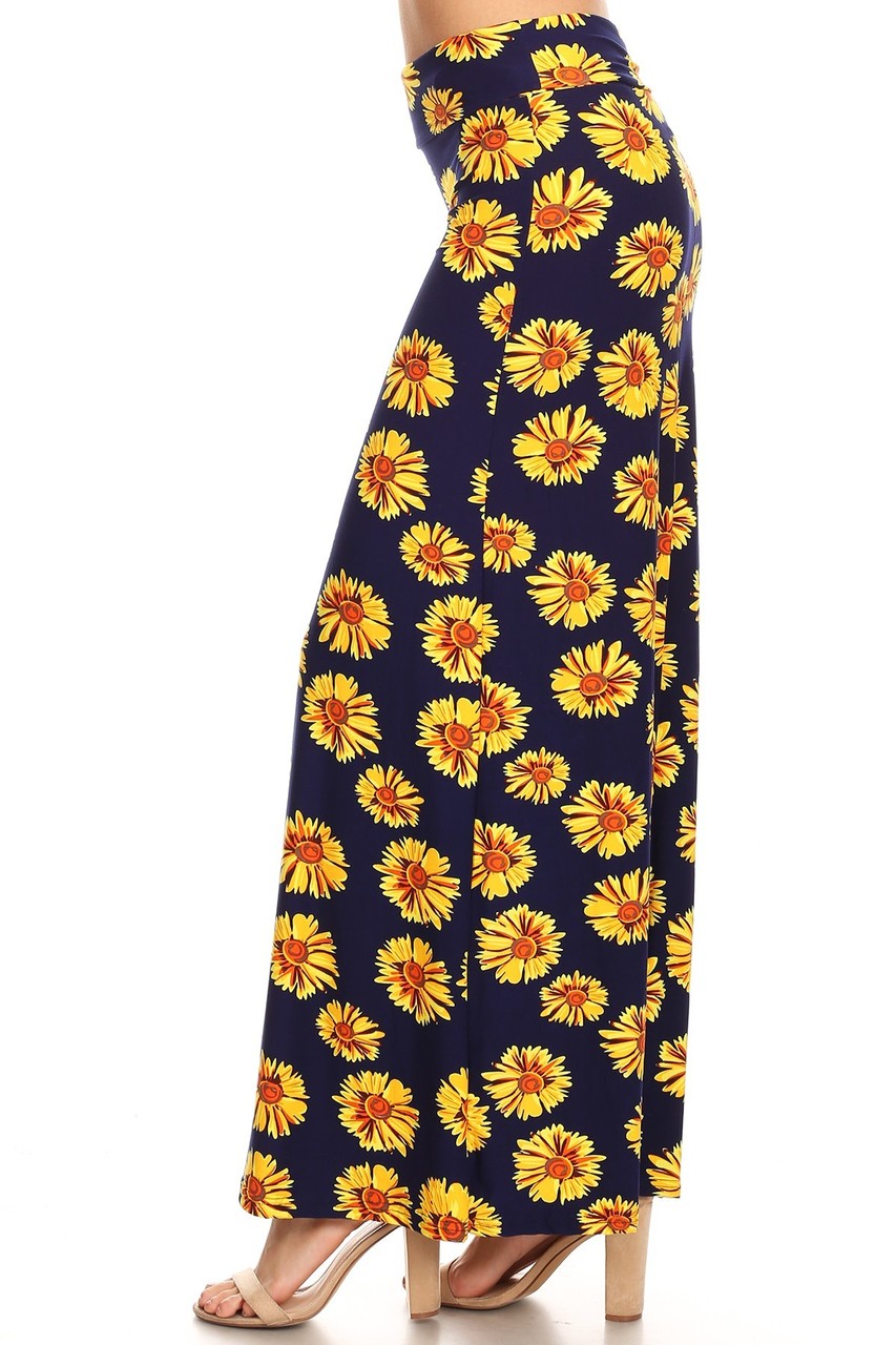Buttery Soft Summer Daisy Maxi Skirt