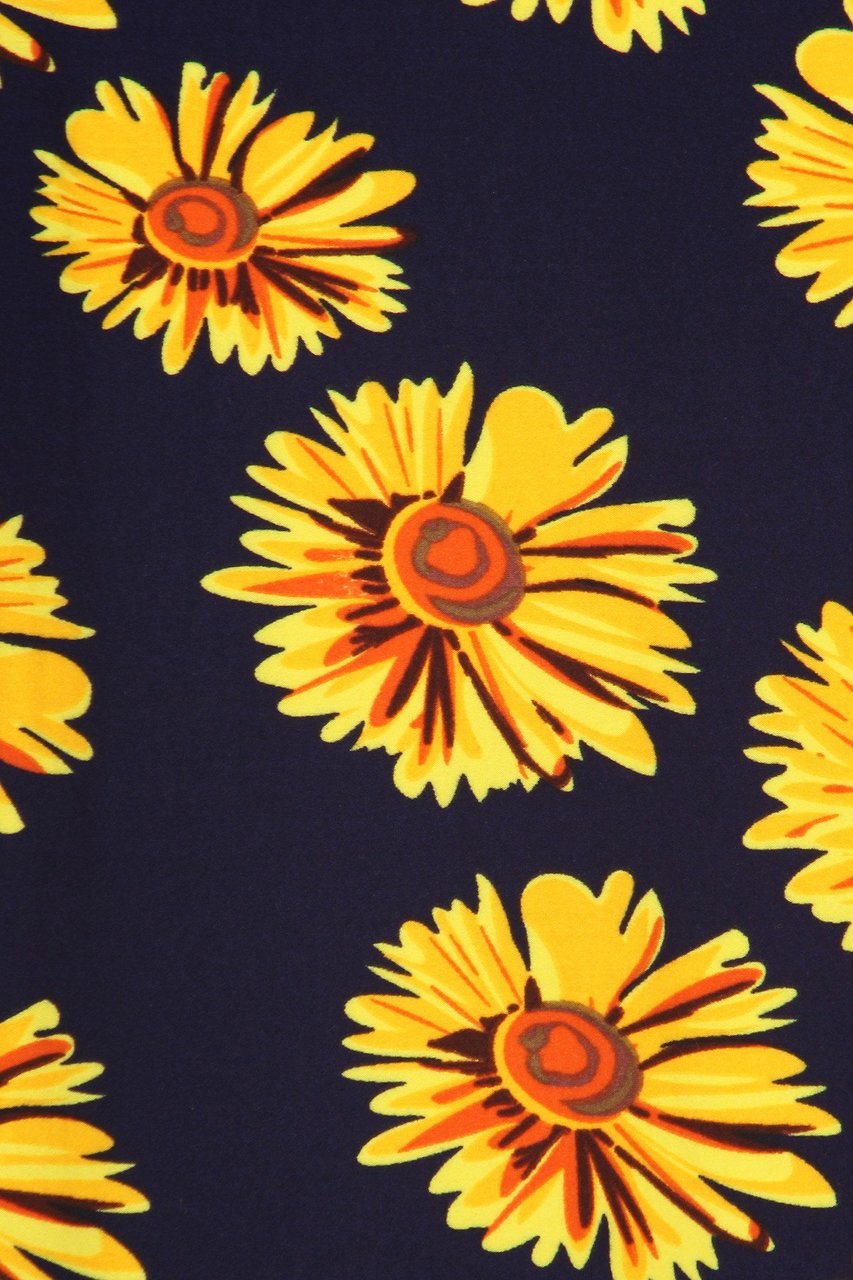 Buttery Soft Summer Daisy Maxi Skirt