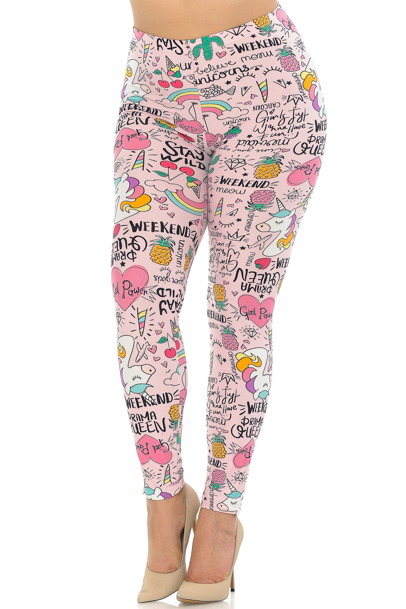 Buttery Smooth Weekend Drama Queen Plus Size Leggings