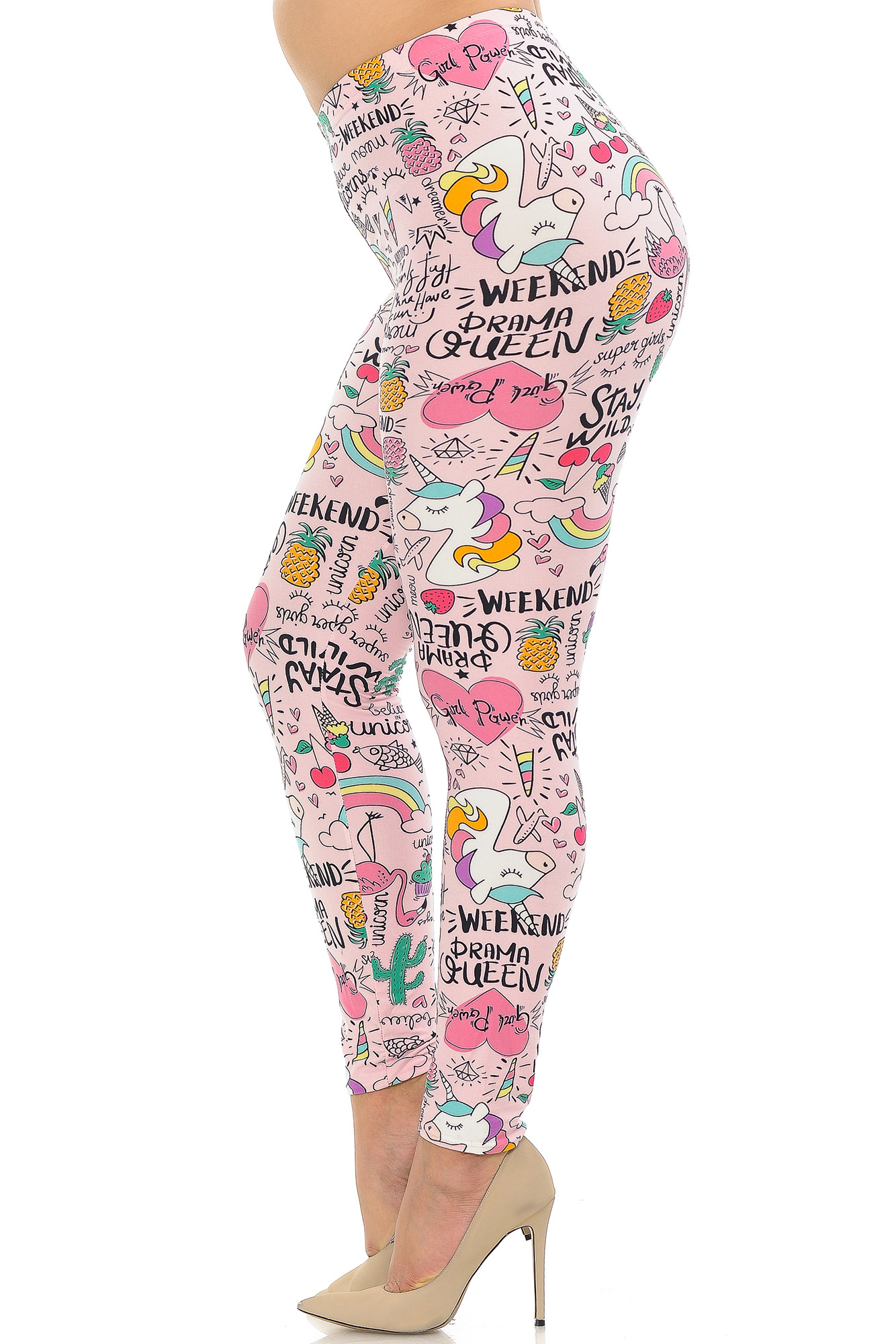 Buttery Smooth Weekend Drama Queen Plus Size Leggings