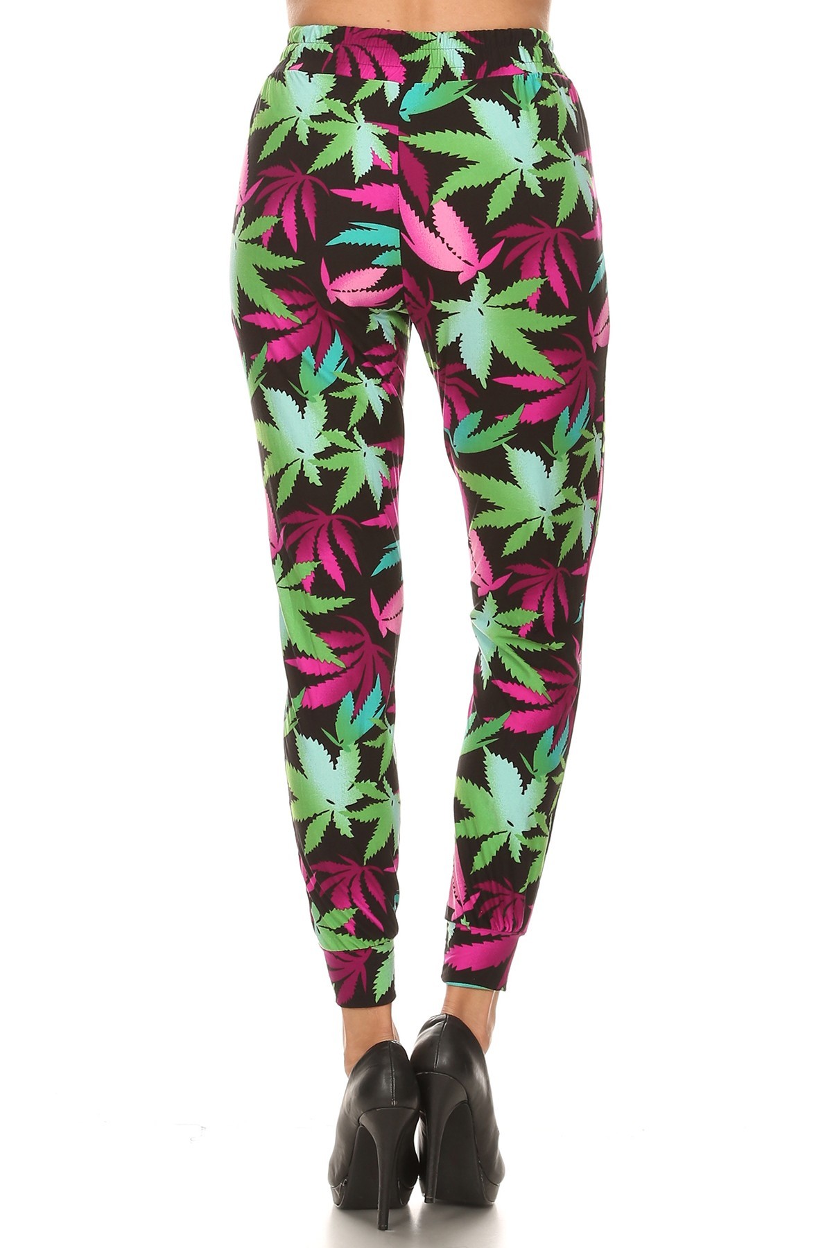Buttery Soft Fuchsia Marijuana Joggers