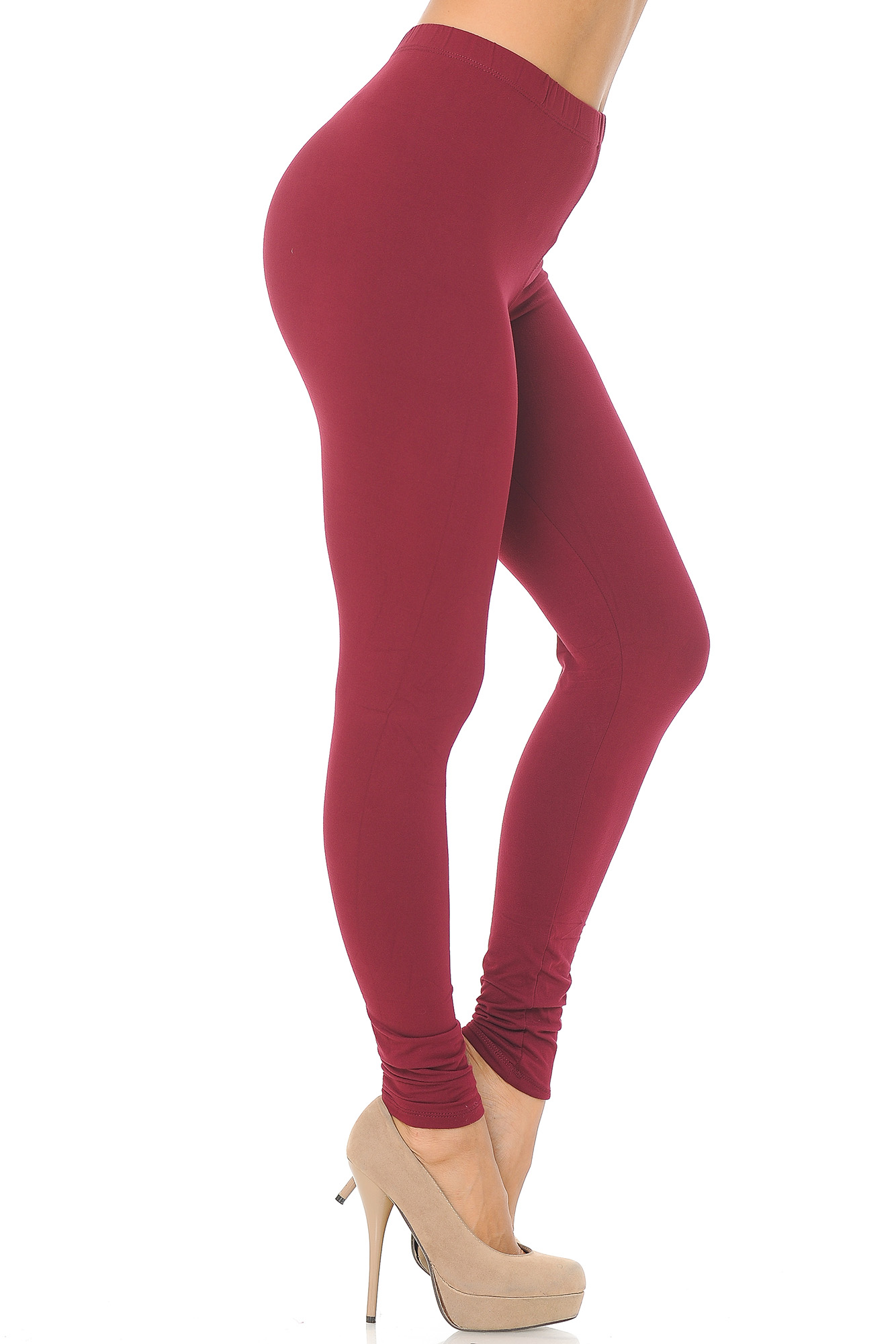 Buttery Smooth Basic Solid Leggings - EEVEE