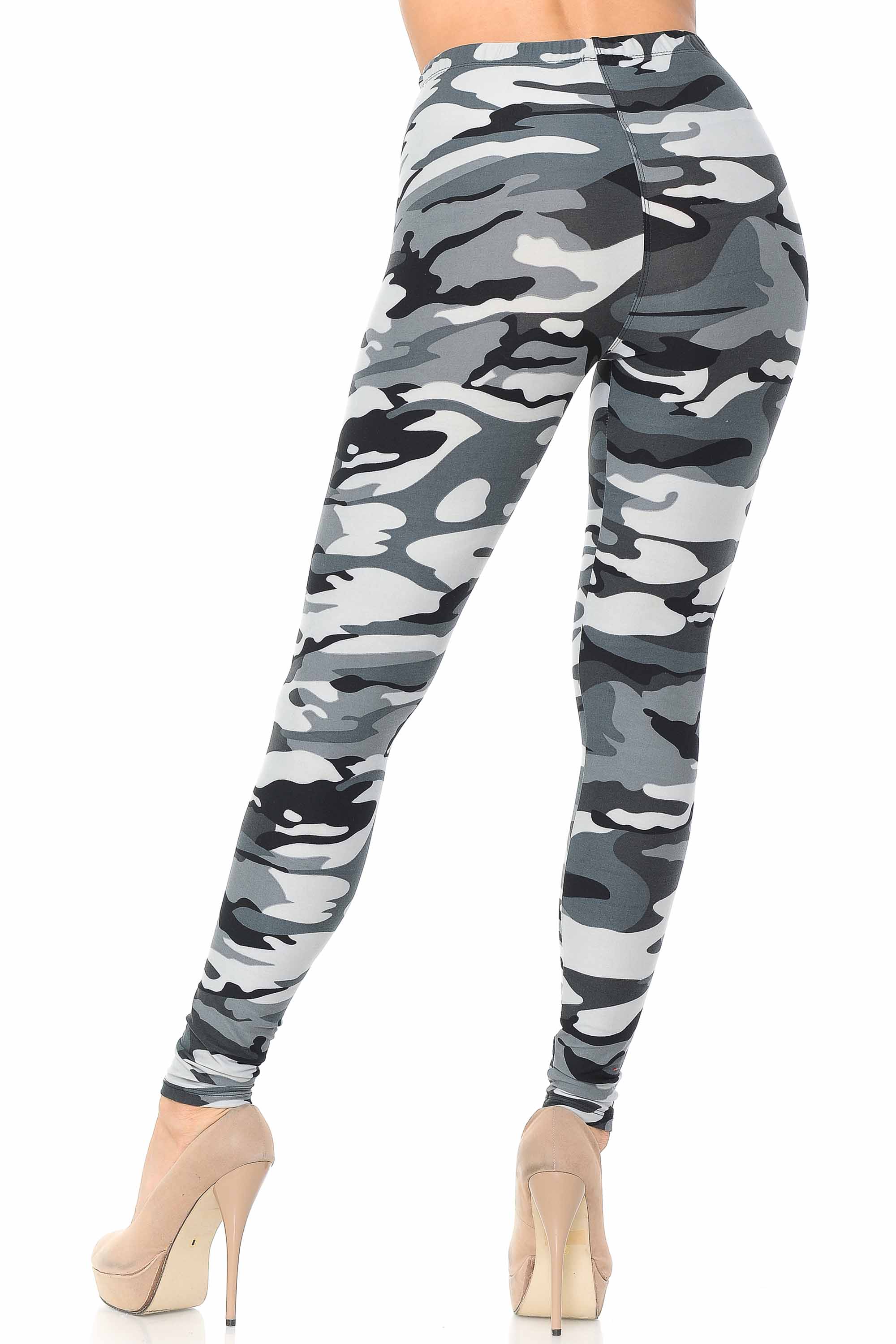 Buttery Smooth Charcoal Camouflage Leggings