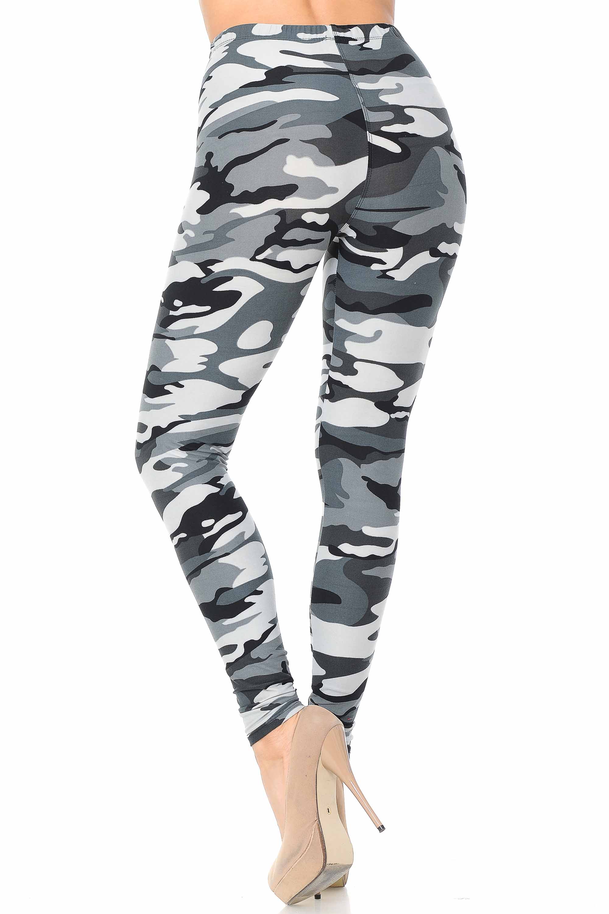 Buttery Smooth Charcoal Camouflage Leggings