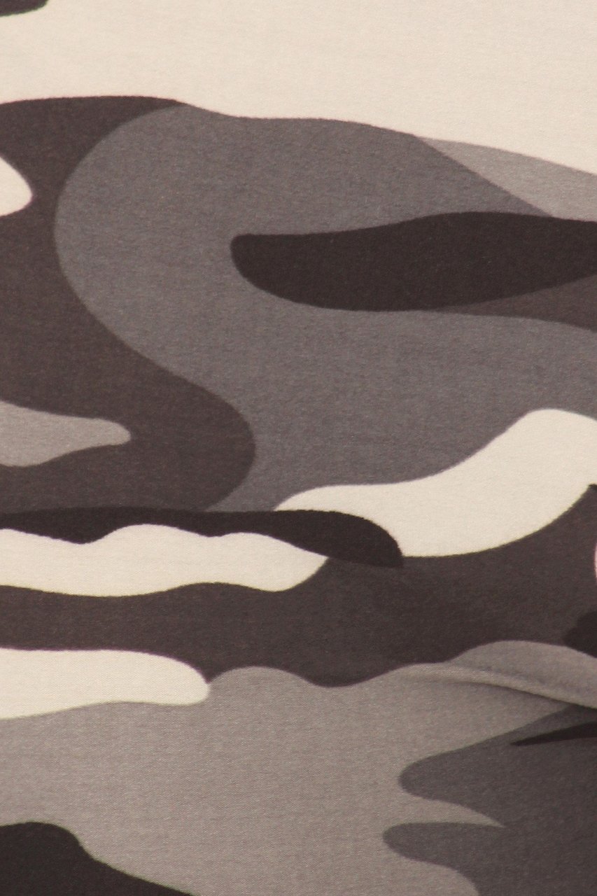 Buttery Smooth Charcoal Camouflage Leggings