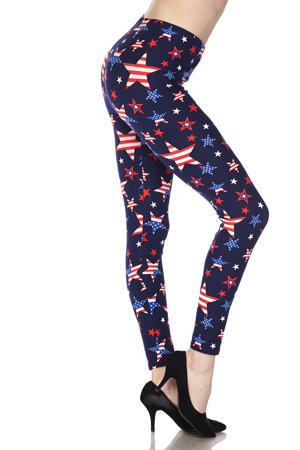 Buttery Smooth USA Stars Leggings