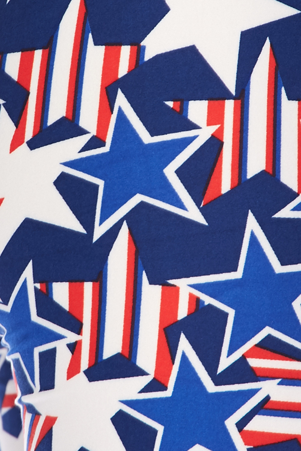 Buttery Smooth American Stars Extra Plus Size Leggings - 3X-5X