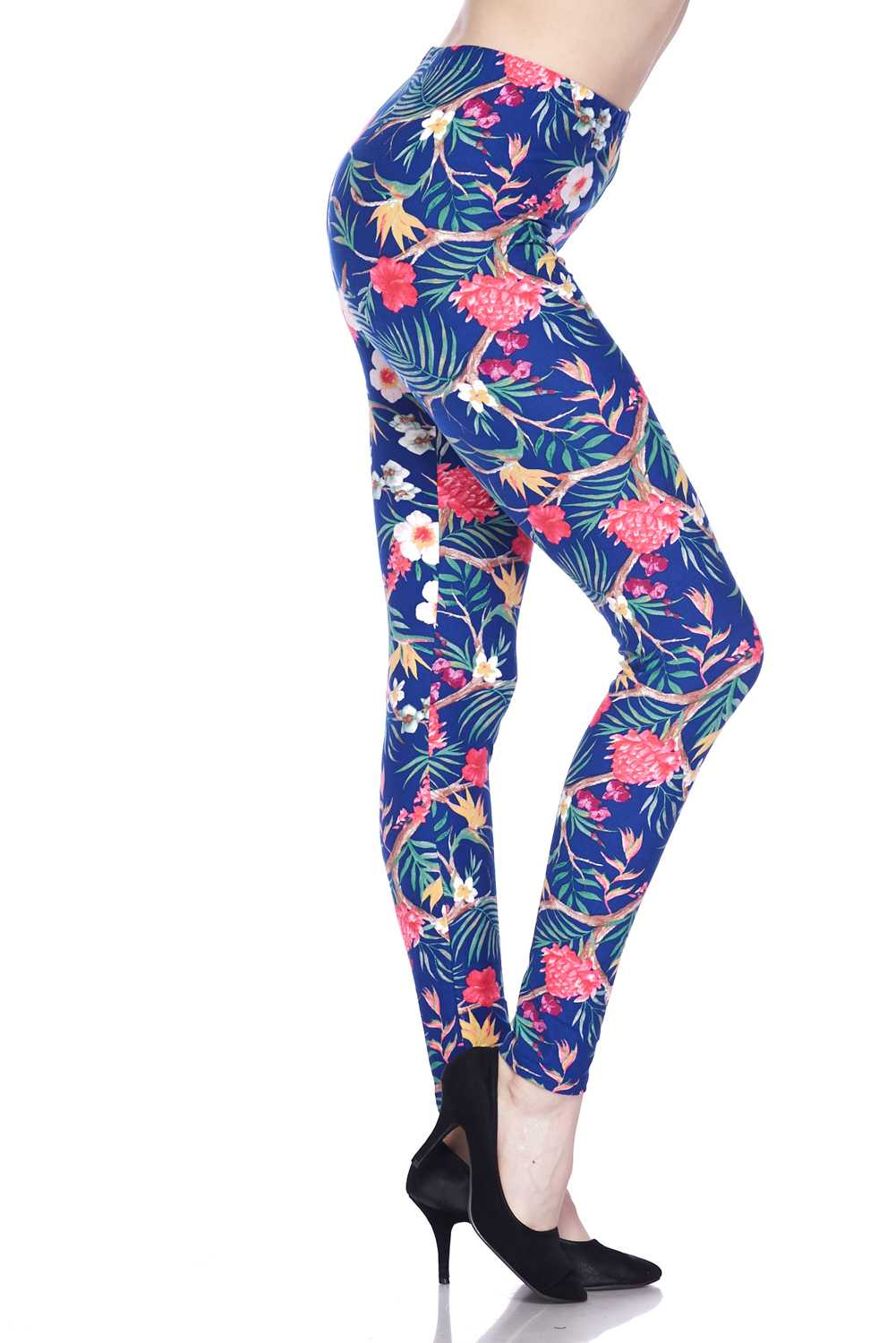Buttery Smooth Elegant Flowing Floral Leggings