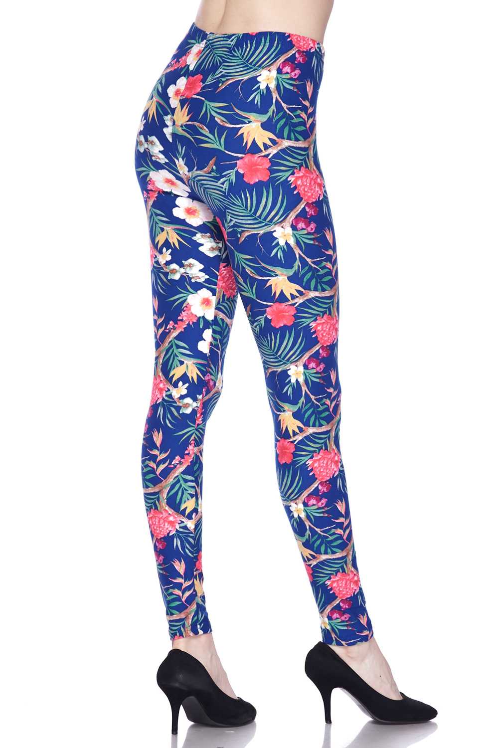 Buttery Smooth Elegant Flowing Floral Leggings