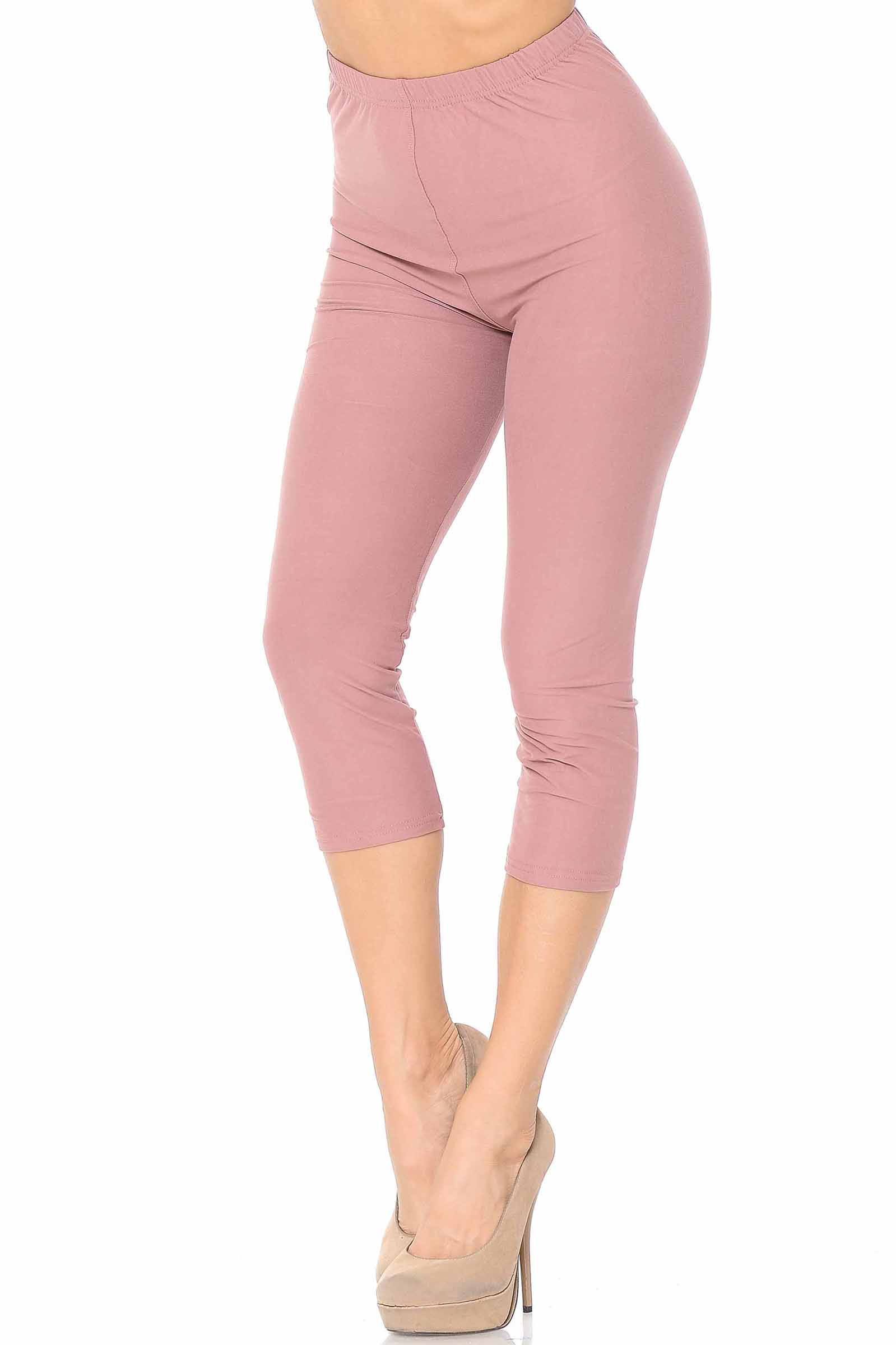 Buttery Smooth Basic Solid Capris - New Mix