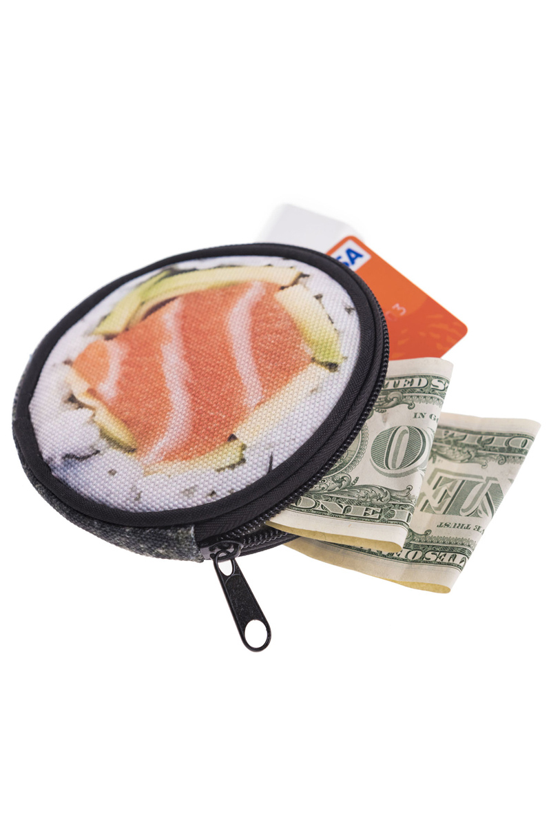 Round Graphic Print Coin Purse - 18 Styles