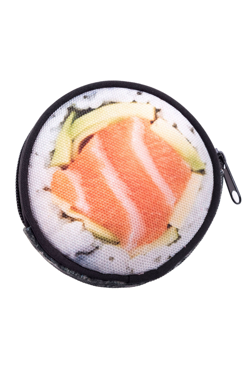 Round Graphic Print Coin Purse - 18 Styles
