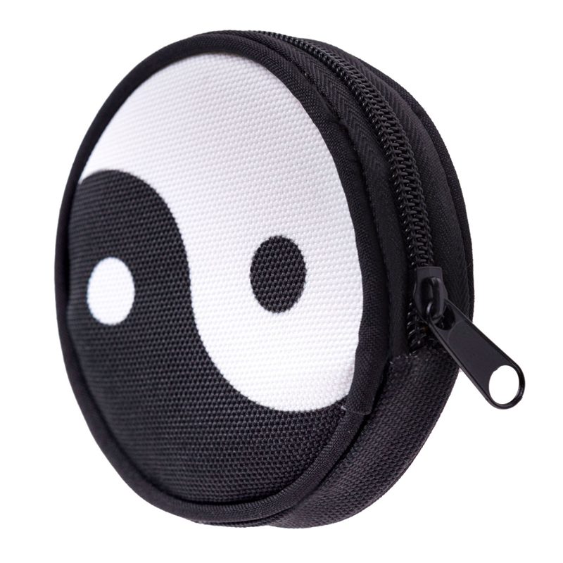Yin Yang  Round Graphic Print Coin Purse - 18 Styles