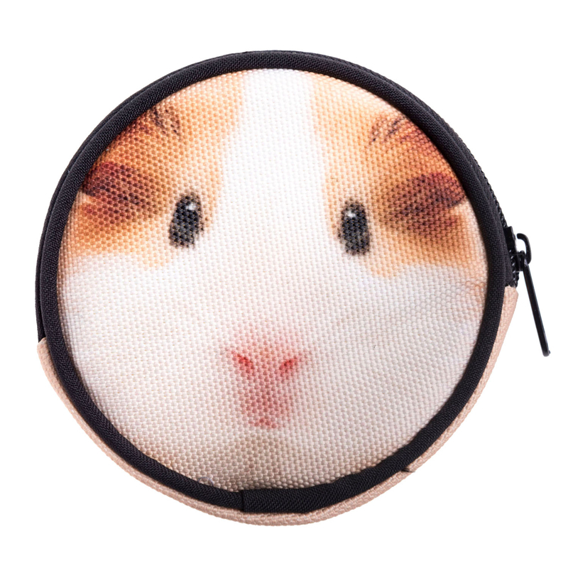 Guinea Pig Round Graphic Print Coin Purse - 18 Styles