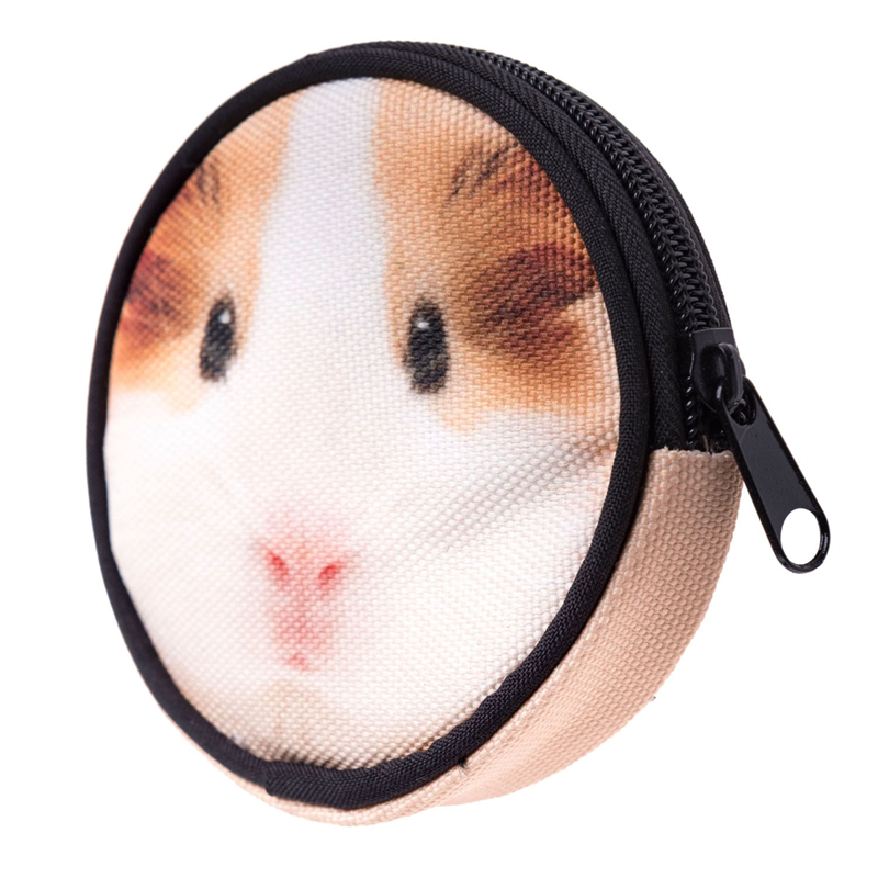 Guinea Pig Round Graphic Print Coin Purse - 18 Styles