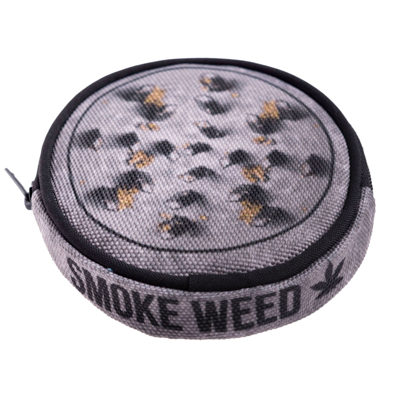 Weed Grinder Round Graphic Print Coin Purse - 18 Styles