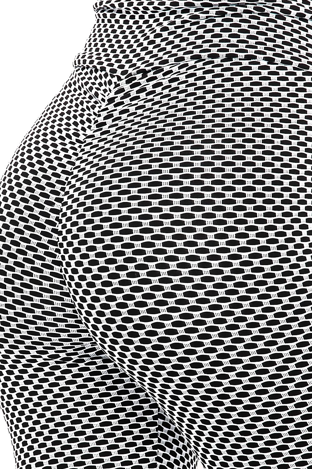 V-Waist Textured Butt Lift Scrunch Butt Plus Size Leggings