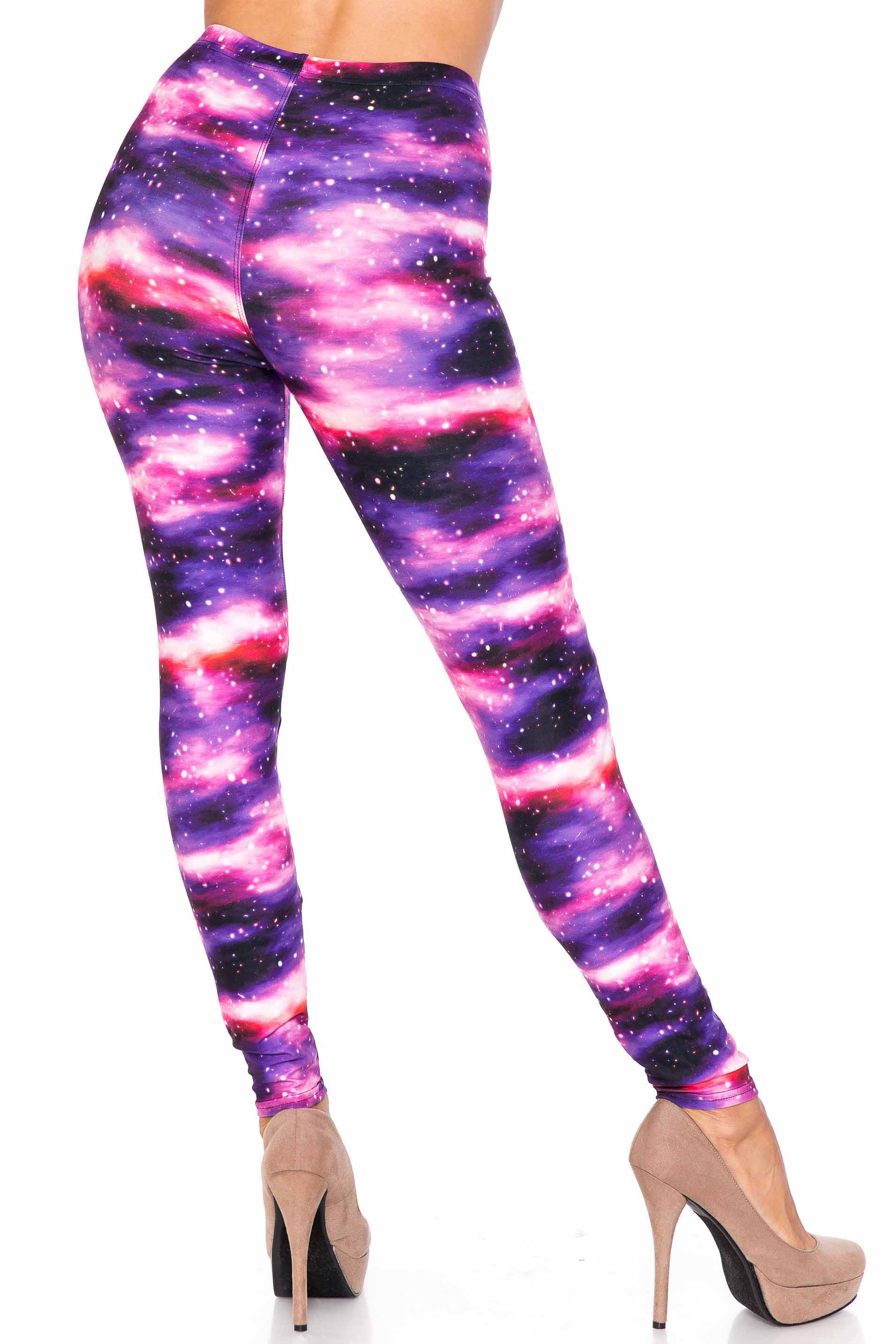 Creamy Soft Purple Mist Extra Plus Size Leggings - 3X-5X - USA Fashion™