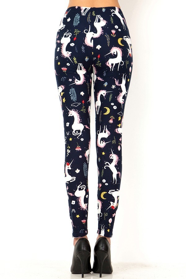 Buttery Smooth Moonlight Unicorn Plus Size Leggings