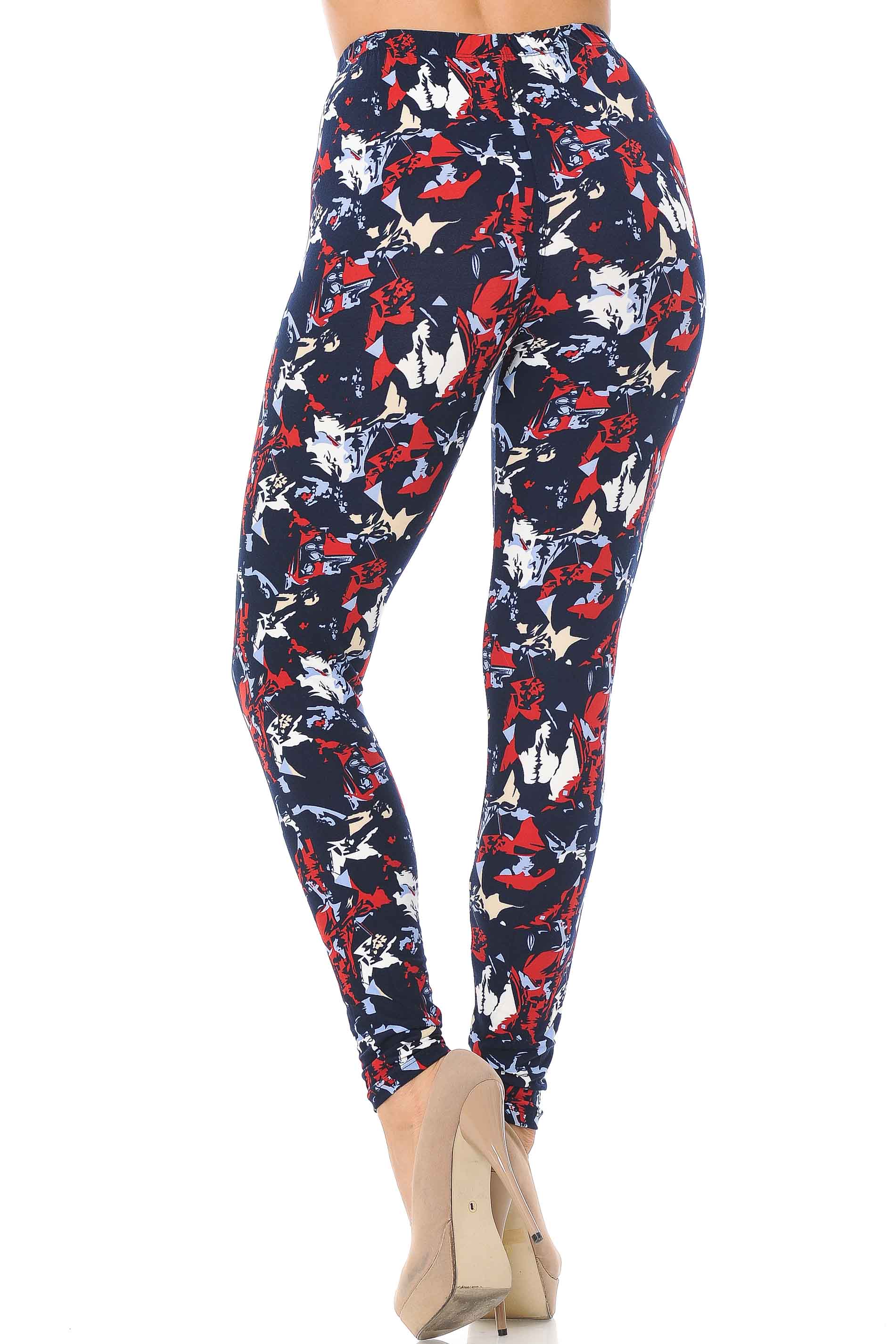 Buttery Smooth Abstract Splatter Leggings