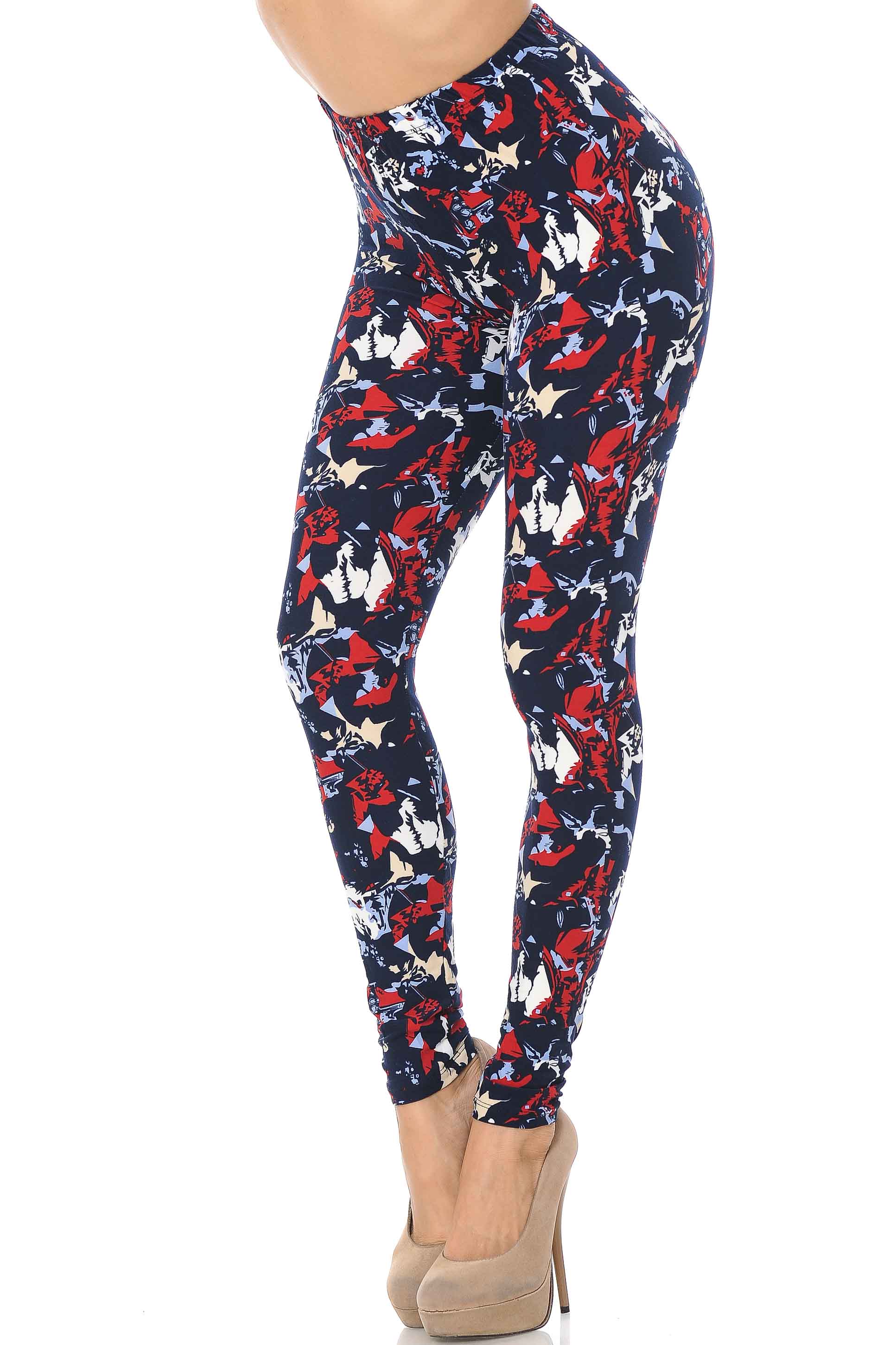 Buttery Smooth Abstract Splatter Leggings