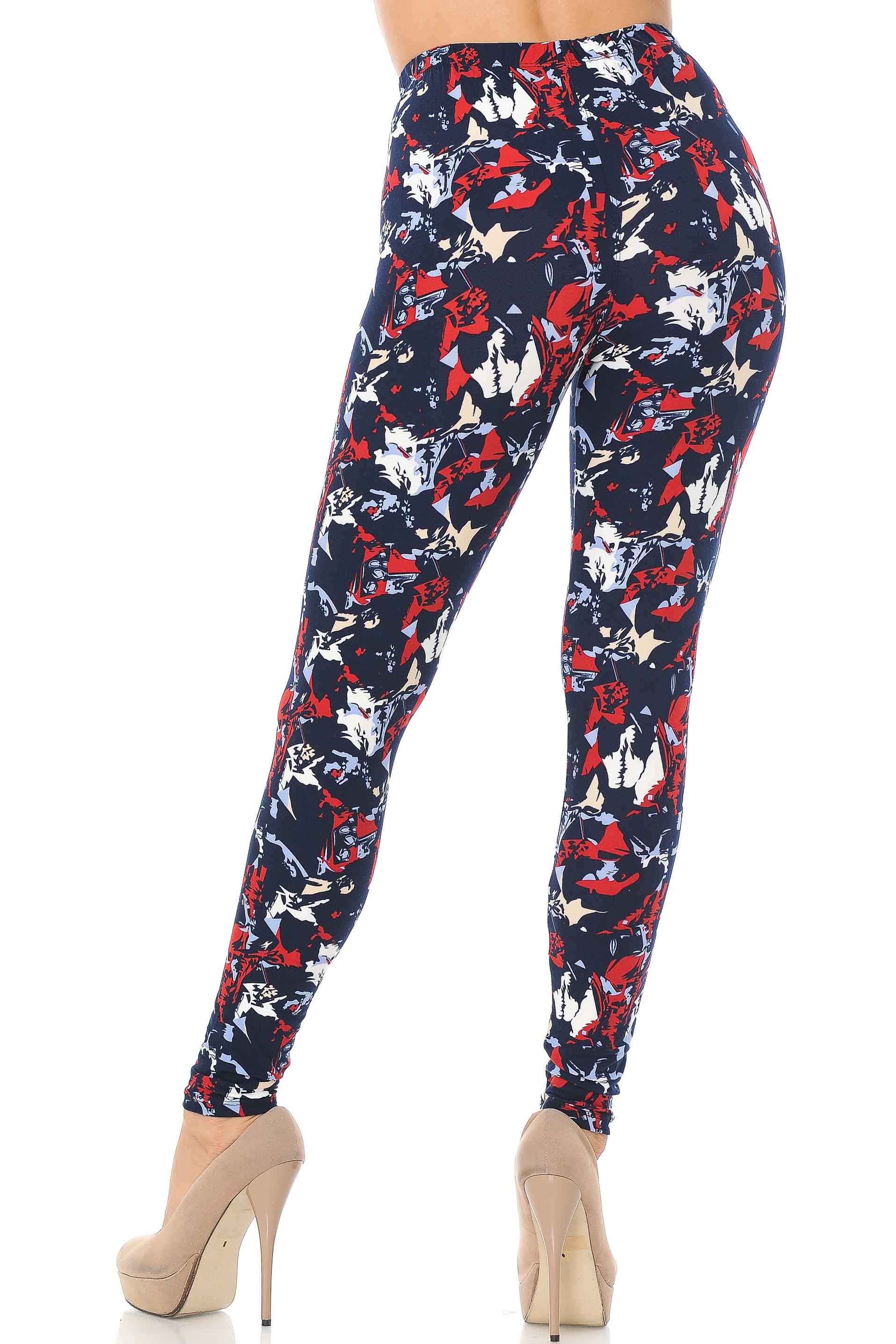 Buttery Smooth Abstract Splatter Leggings