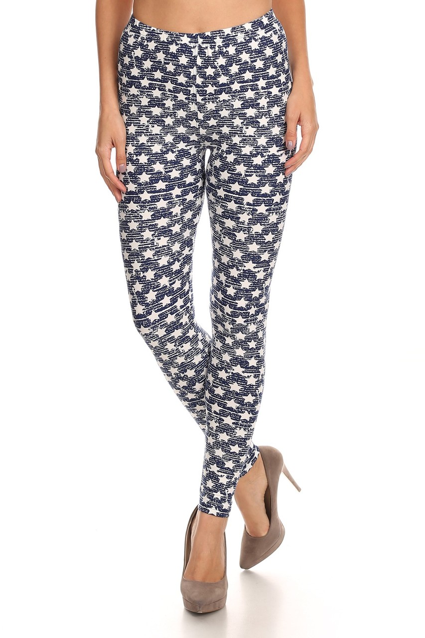 Buttery Smooth Rustic Star Leggings