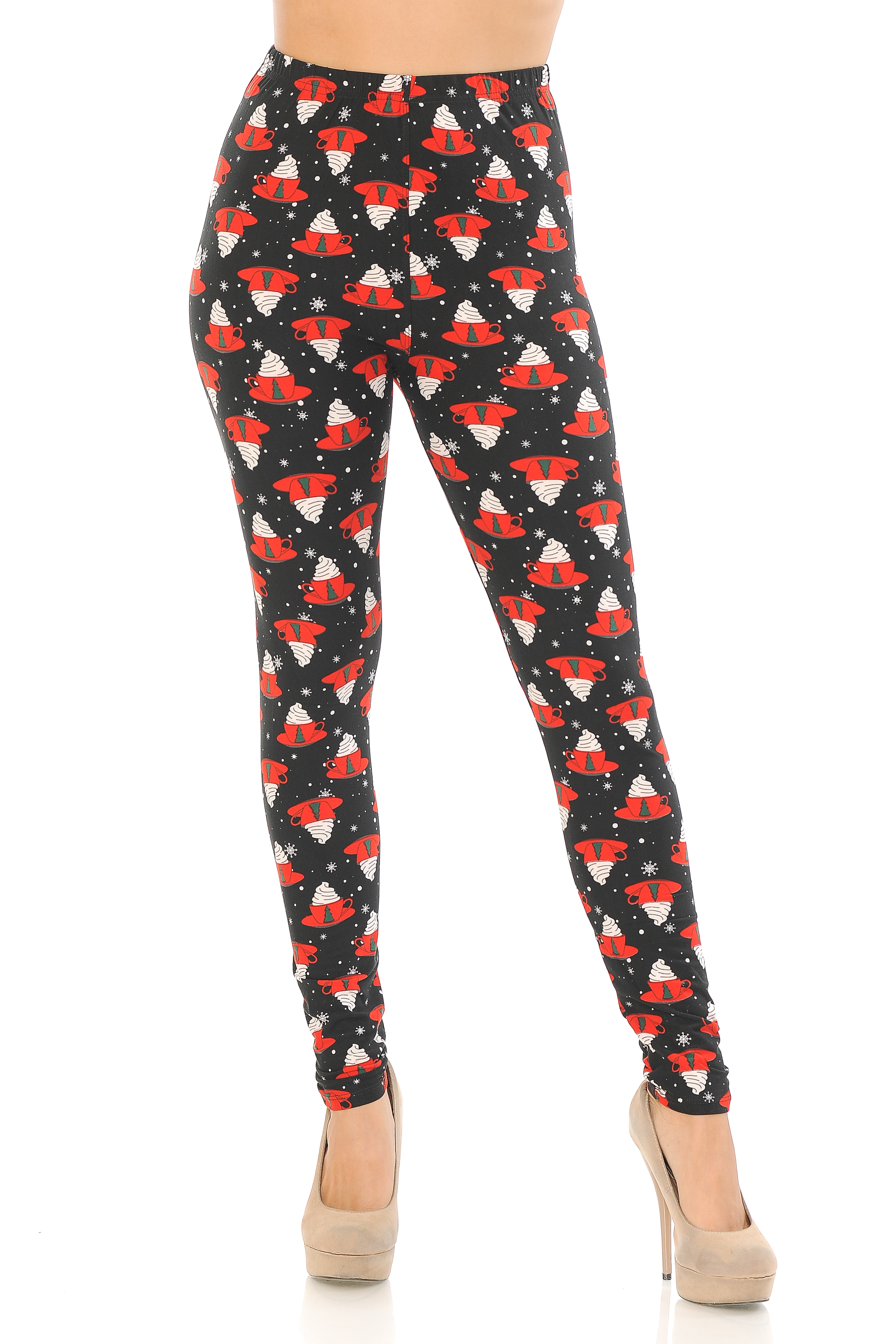 Buttery Smooth Mocha Cappuccino Christmas Leggings