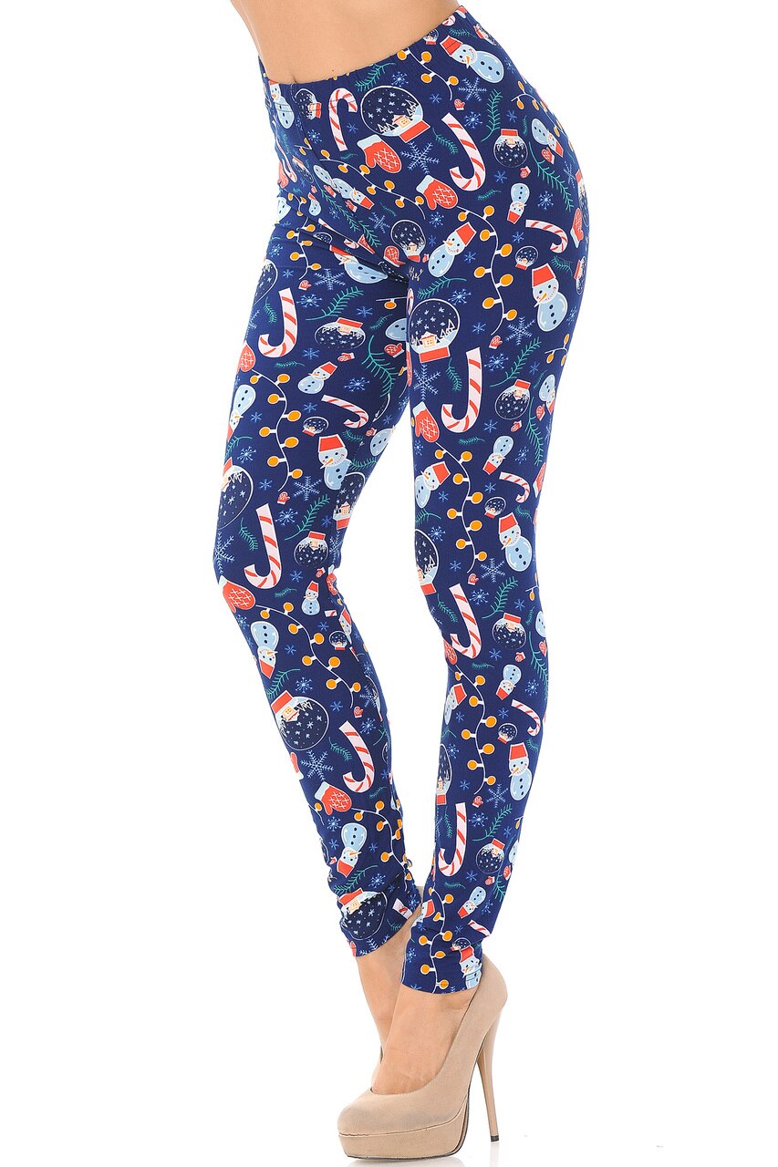 Buttery Smooth Memories of Christmas Plus Size Leggings