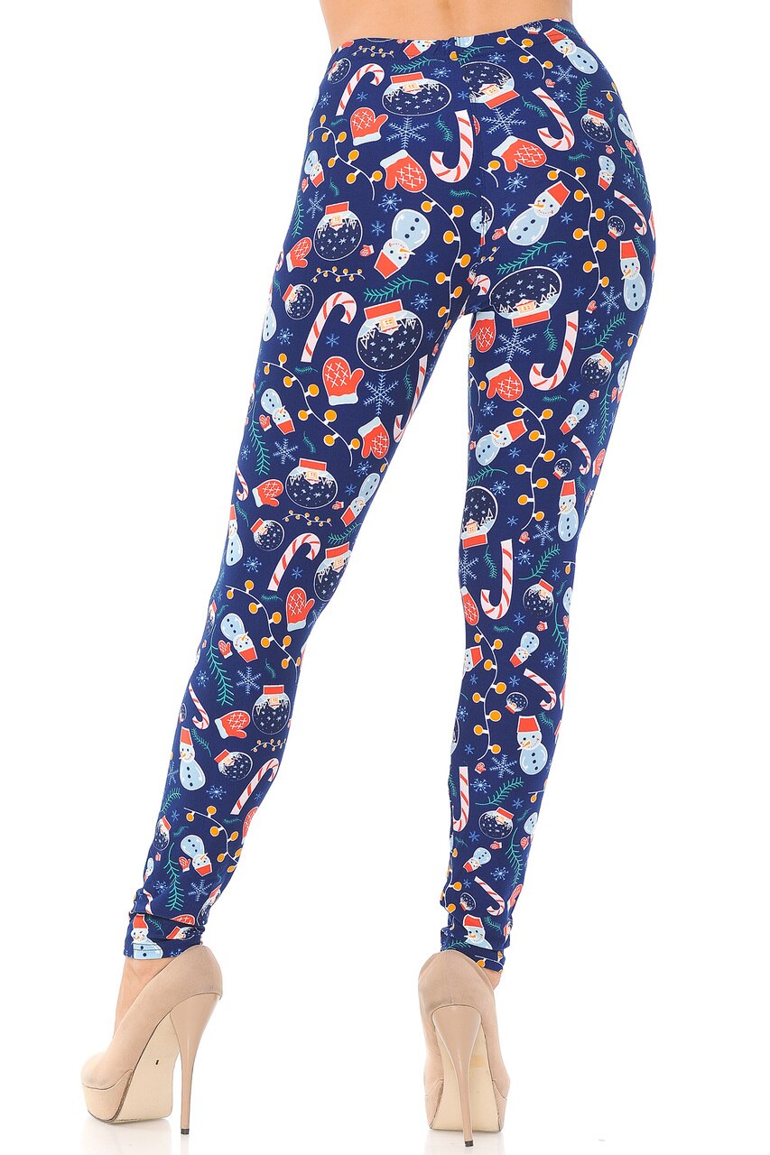 Buttery Smooth Memories of Christmas Plus Size Leggings