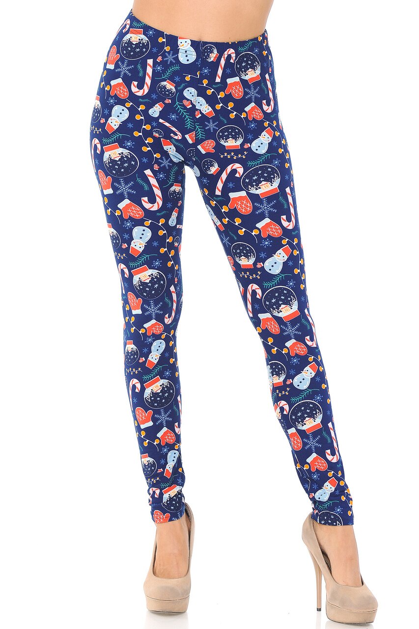 Buttery Smooth Memories of Christmas Plus Size Leggings