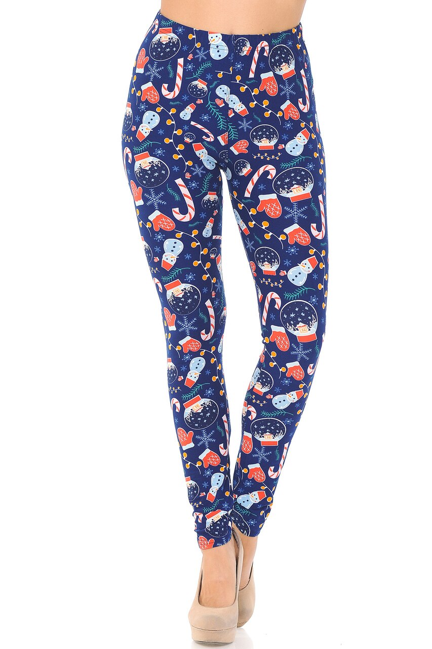 Buttery Smooth Memories of Christmas Plus Size Leggings