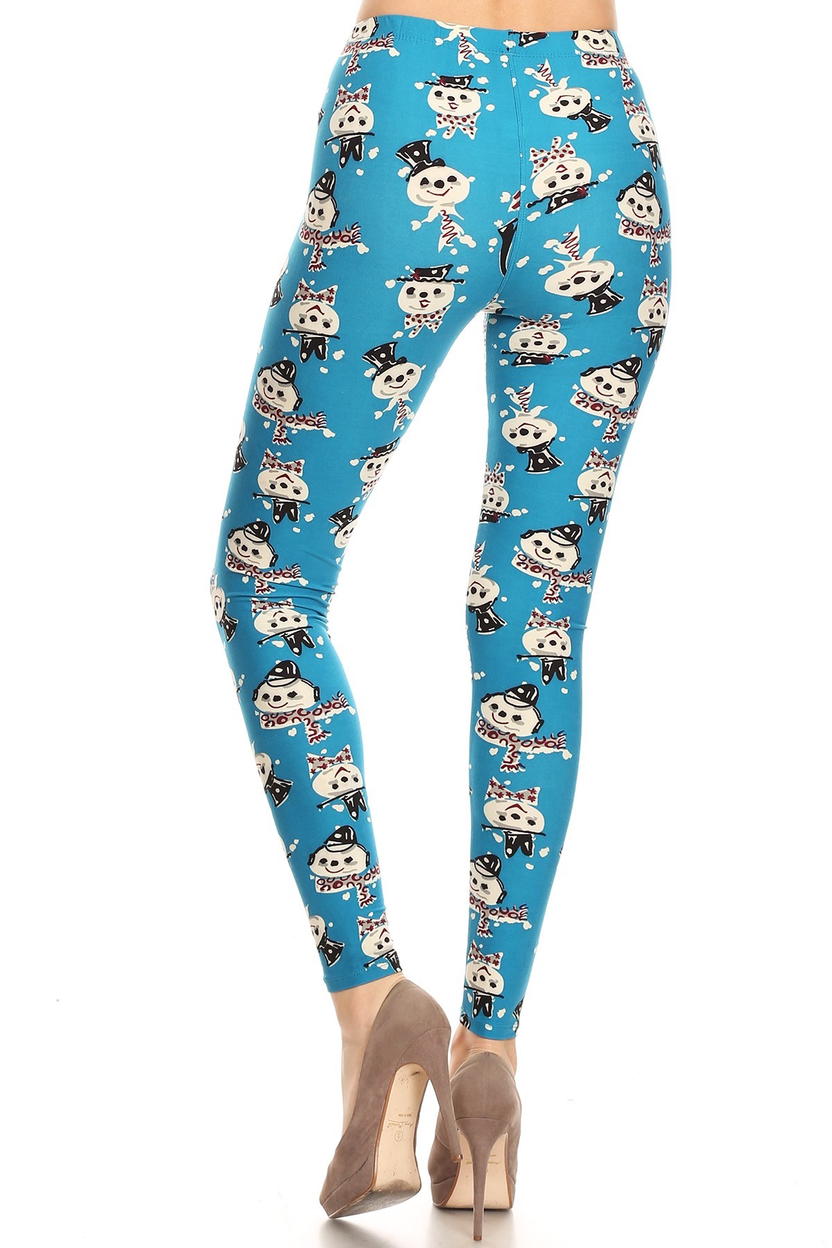 Buttery Smooth Christmas Snowman Plus Size Leggings