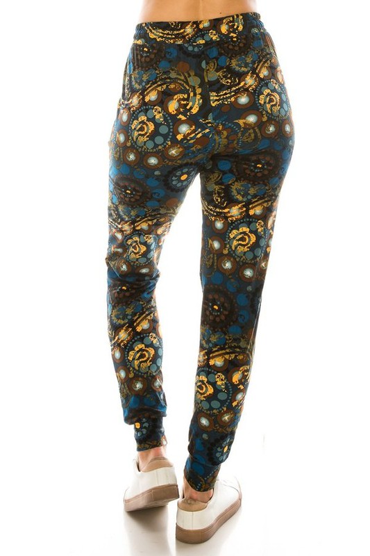Buttery Soft Paisley Mandala Layers Joggers