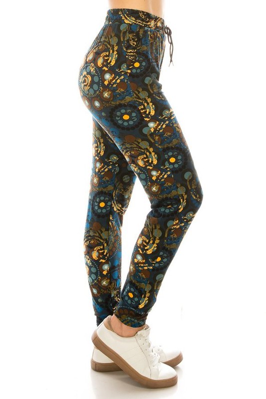 Buttery Soft Paisley Mandala Layers Joggers