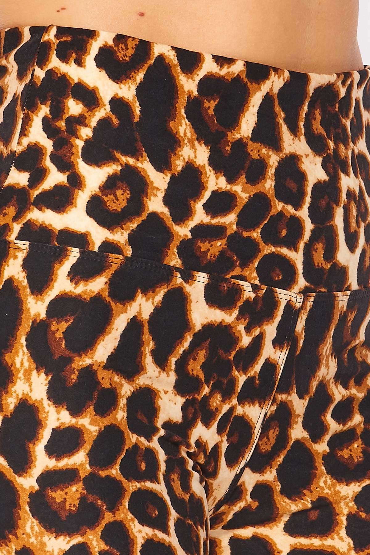 Buttery Smooth Bold and Beautiful High Waist Leopard Leggings - 5 Inch Waist