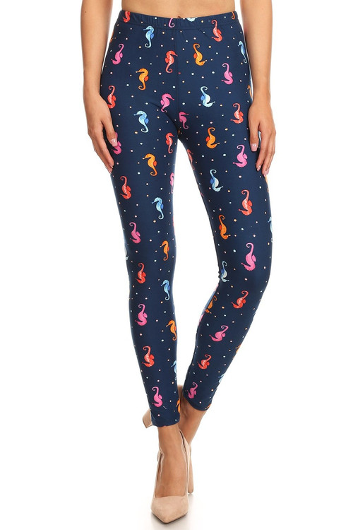 Plus Size Cute Leggings Women's Plus Allover Cat Print - Temu